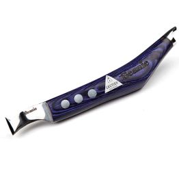 Steven Beane Small Loop Purple Handle Flick Groover - 